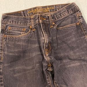 Mens America Eagle Slim Straight 29/30 Blue Jeans